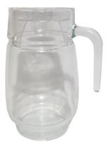 Jarra De Vidro Com Tampa E Alça Para Água E Suco 1,8l Safira