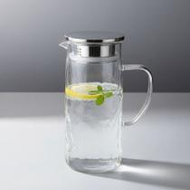 Jarra De Vidro Com Tampa Inox Hermética 1,8 Transparente Borossilicato Jarra De Vidro Com Tampa Inox Hermética 1,8 Transparente Borossilicato