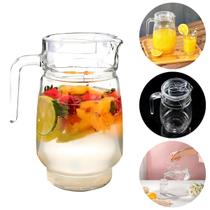 Jarra De Vidro Com Tampa Para Suco Agua Bebidas 1,8 Litros