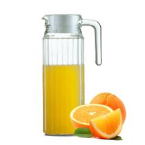 Jarra De Vidro Com Tampa Suco Água Refresco 1 Litro Resistente