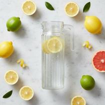 Jarra De Vidro Com Tampa Suco Água Refrigerante Refresco Chá Casa Cozinha Utensílio Doméstico Evento 1 Litro Resistente