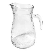 Jarra de vidro decorativa 1,2 litro para suco de cozinha com alça