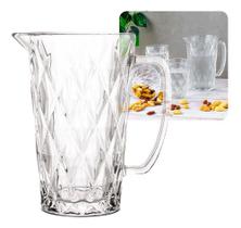 Jarra De Vidro Diamond Luxo 1 Litro Servir Suco Agua Lyor