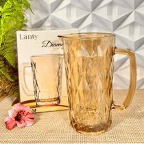 Jarra de Vidro Diamond Para Suco Agua Bebidas 1 Litro Diamente VIdro Resistente e Vidro Grosso KEHOME