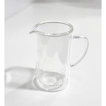 Jarra de Vidro Duplo Pequena Tramontina Térmica para Quentes e Frios 400ml - Cafés, Chás, Leite Tramontina