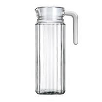 Jarra de Vidro Frigo 1 Litro Transparente Slim para Geladeira