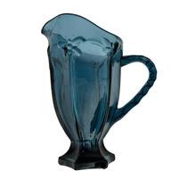 Jarra de Vidro Grande Modelo Borboletas Azul 1Litro e 200ml Jarra de Vidro Grande Modelo Borboletas Azul 1Litro e 200ml