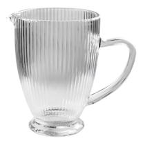 Jarra De Vidro Grosso Canelada Versalhes Agua Suco Alça 1,2L Jarra De Vidro Grosso Canelada Versalhes Agua Suco Alça 1,2L