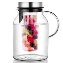 Jarra de Vidro HIWARE 2 Qt com Infusor de Frutas Jarra de Vidro HIWARE 2 Qt com Infusor de Frutas