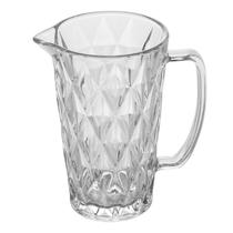 Jarra De Vidro Incolor 1 Litro Diamond Luxo Para Servir Chá Suco Água Bebidas