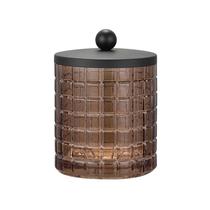 Jarra de vidro Indecor Home for Bathroom Organization Amber Jarra de vidro Indecor Home for Bathroom Organization Amber