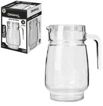 Jarra De Vidro Lisa Com Tampa De Acrílico Glass 1,8L Jarra De Vidro Lisa Com Tampa De Acrílico Glass 1,8L
