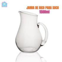 Jarra De Vidro Para Suco Bico 1500 ml - Nadir Figueiredo