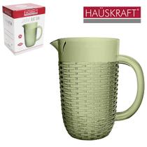 Jarra de Vidro Rattan Verde Hauskraft 1,2 Litros Jarra de Vidro Rattan Verde Hauskraft 1,2 Litros