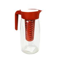 Jarra de Vidro Redonda com Infusor 1,45 litros Coloridas