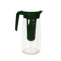 Jarra de Vidro Redonda com Infusor 1,45 litros Coloridas