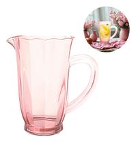 Jarra De Vidro Rose Peach 1,2 Litros Para Sucos E Agua Luxo Jarra De Vidro Rose Peach 1,2 Litros Para Sucos E Agua Luxo