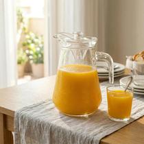 Jarra de Vidro Suco Água e Chá Com Tampa Bolinhas - Wincy Jarra de Vidro Suco Água e Chá Com Tampa Bolinhas - Wincy