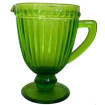 Jarra de Vidro Temperado Verde Com Relevos 1,2L - Mart
