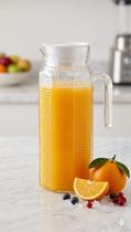 Jarra De Vidro Texturizada 1 Litro Com Alça Para Água Suco Refrigerante Jarra De Vidro Texturizada 1 Litro Com Alça Para Água Suco Refrigerante