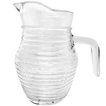 Jarra de vidro texturizado com linhas horizontais 500 ml