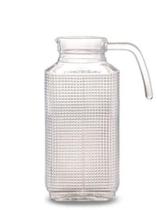 Jarra De Vidro Trabalhado Com Tampa 1,8 L - Jfz Jarra De Vidro Trabalhado Com Tampa 1,8 L - Jfz