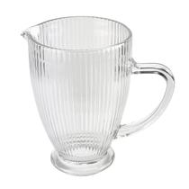 Jarra de Vidro Transparente Canelada Prisma 1 Litro