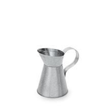 Jarra Decorativa Vaso Rústico Metal Galvanizado 17 Cm