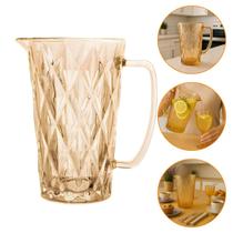Jarra Diamond 1 Litro Ambar De Vidro Material de Qualidade Para Bares Restaurantes Cozinha Luxo