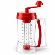 Jarra Dispenser Dosador Medidor de Massas para Cupcake Panqueca Waffle Crepe Bolo Confeitaria com Manivela - RWSTORE