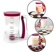 Jarra Dispenser Medidor 900ml De Massas Panquecas Donuts Cupcakes