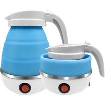 Jarra Elétrica 600ml 110v Dobrável Portátil Ferver Chaleira Água Chá Café Temperatura Resistente Energia