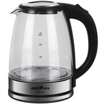 Jarra Eletrica Britania BCH11 Glass 1.500 Watts 1.8 Litros 220V ~ 50/60 HZ - Preta/Prata Jarra Eletrica Britania BCH11 Glass 1.500 Watts 1.8 Litros 220V ~ 50/60 HZ - Preta/Prata