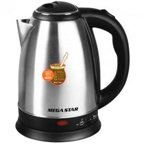 Jarra Eletrica Megastar TMK20 1.500 Watts 2 Litros 220 - 240 V ~ 50/60 HZ - Prata/Preta Jarra Eletrica Megastar TMK20 1.500 Watts 2 Litros 220 - 240 V ~ 50/60 HZ - Prata/Preta