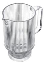 Jarra Em Cristal Wolff Lines 900ml Transparente