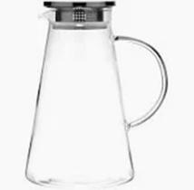 Jarra em vidro borossilicato com tampa inox 1,9l fracalanza Jarra em vidro borossilicato com tampa inox 1,9l fracalanza