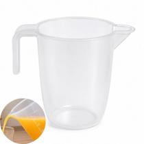 Jarra graduada copo medidor 500ml multiuso com bico alça para receitas massas líquidos sucos bebidas cozinha resistente