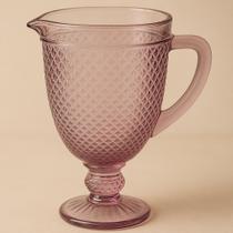 Jarra Imperial em Vidro Rosa 1 Litro