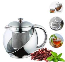 Jarra Infusora De Chá 750ml Bule Coador Inox Unitermi