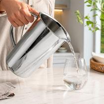 Jarra Inox 1,5L Para Água Suco Chá Gelado Mesa Posta Cozinha Restaurante Jarra Inox 1,5L Para Água Suco Chá Gelado Mesa Posta Cozinha Restaurante