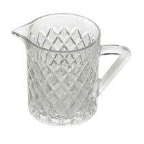 Jarra Leiteira Alça Clean de Vidro 340ml Deli Diamante Lyor