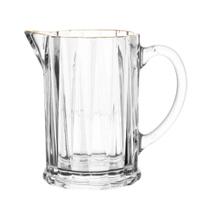 Jarra Leiteira Cristal com Fio de Ouro Radial 290 ml - Lyor