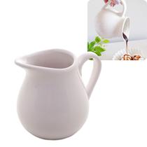 Jarra Leiteira Molheira Porcelana Clean 190ml Mini Luxo Lyor