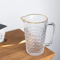 Jarra Lyor Fio Dourado 750ml em vidro.