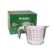 Jarra Medidora de Vidro 500ml Copo Medidor - Cinco Estrelas