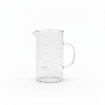 Jarra Medidora De Vidro Grosso 5mm Espessura 500ml Com Alça