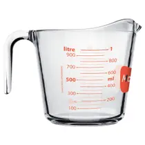 Jarra Medidora de Vidro Marinex 1 Litro