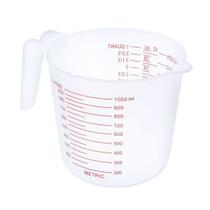 Jarra medidora plastico 1 litro receitas líquidos c/ alça