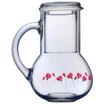 Jarra Moringa Com Copo 2 Peças 1L Melina Vidro Pasabahce Jarra Moringa Com Copo 2 Peças 1L Melina Vidro Pasabahce