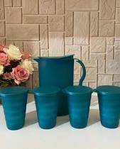 Jarra Murano 2l Com 4 Copos Tupperware